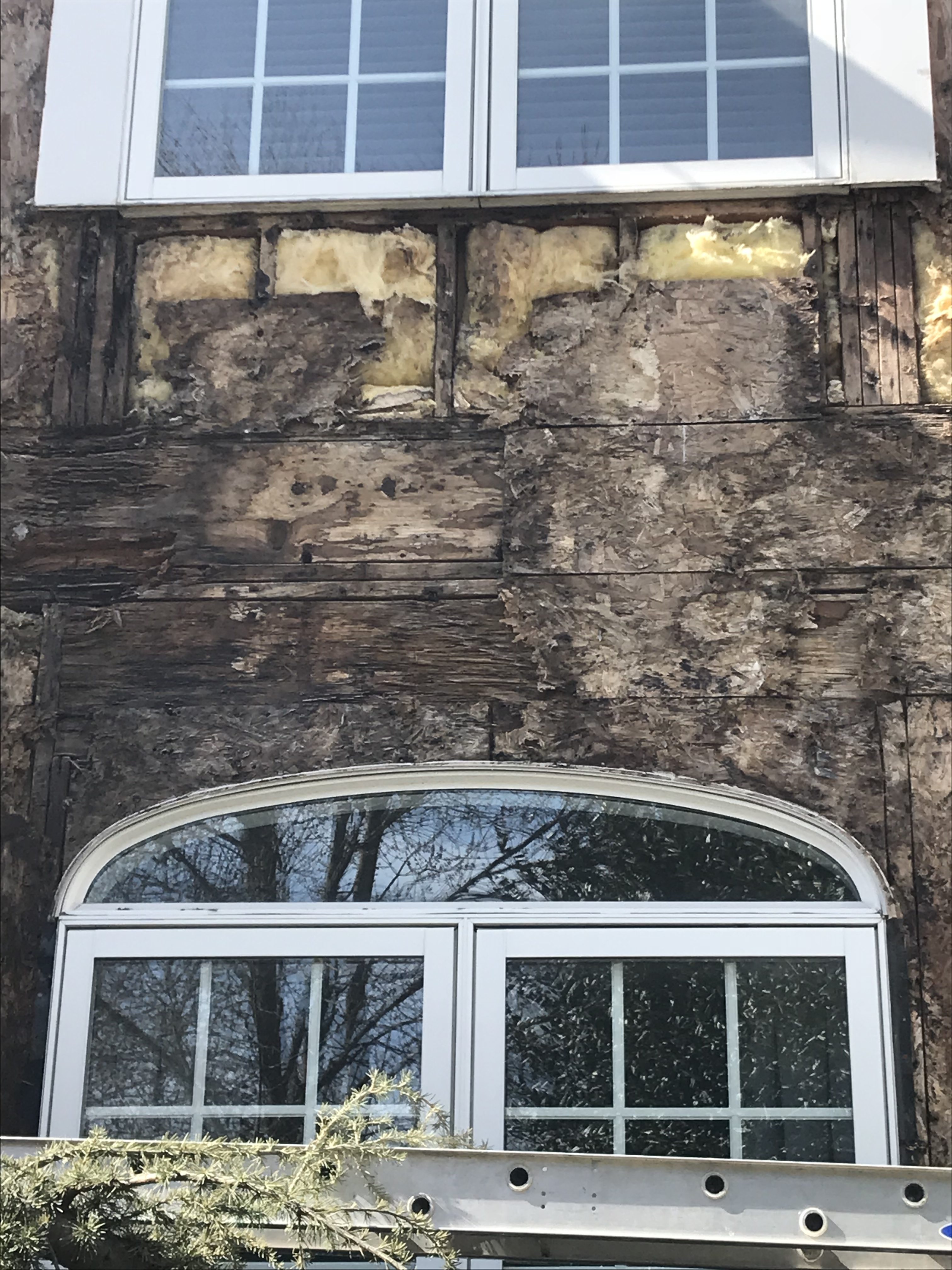 Remove stucco before and after
