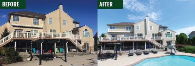 Stucco replacement large home